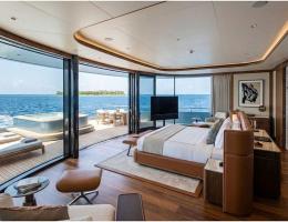Catamaran Mega Yacht 120m Owners Cabin