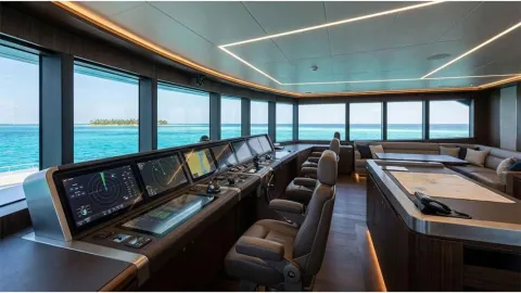 Catamaran Mega Yacht 120m Bridge