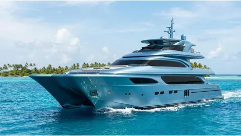 Catamaran Super Yacht 30m Port Side